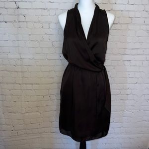 Chocolate Brown Wrap Dress by The Limited